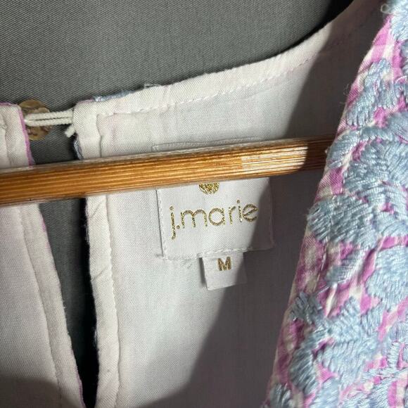 J. Marie Angelina Mini Dress Purple Size M - Picture 3 of 3